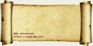 Hana Curaković vizit kartica